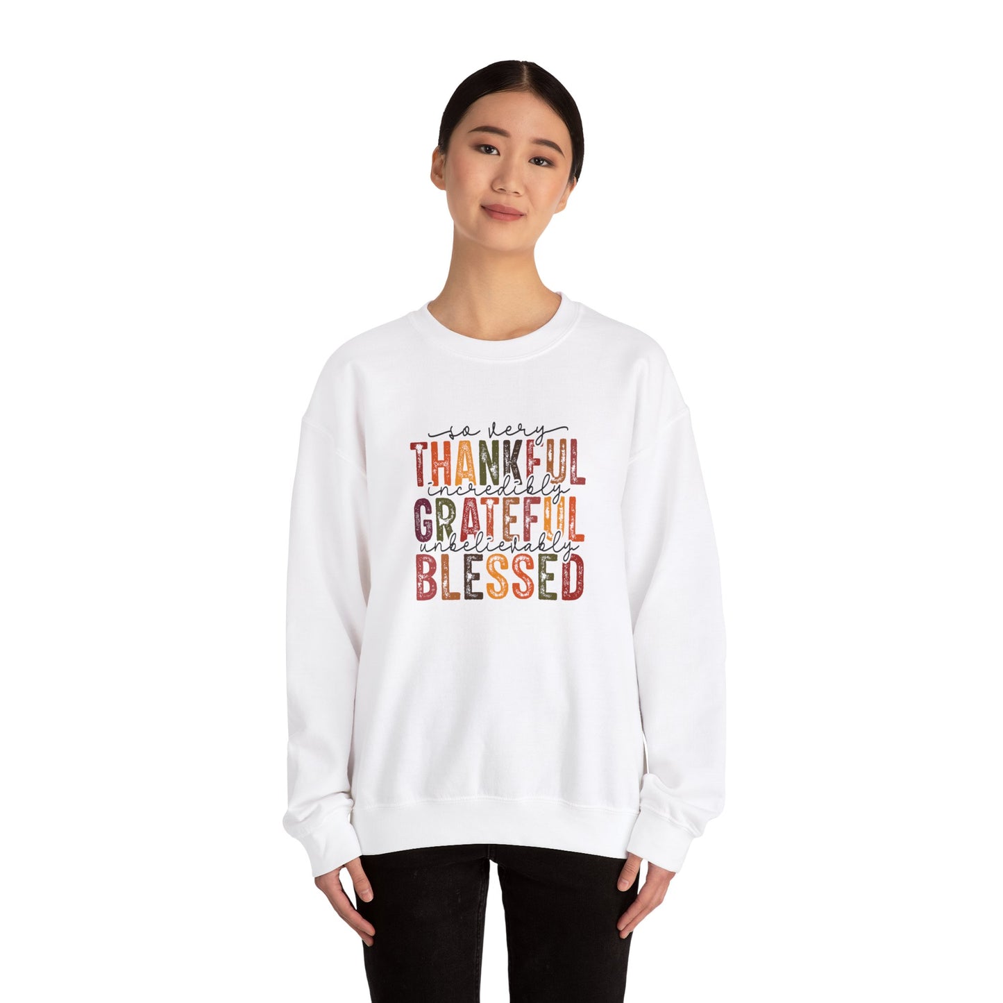 TGV - Thankful, Grateful, Blessed. | Unisex Heavy Blend™ Crewneck Sweatshirt