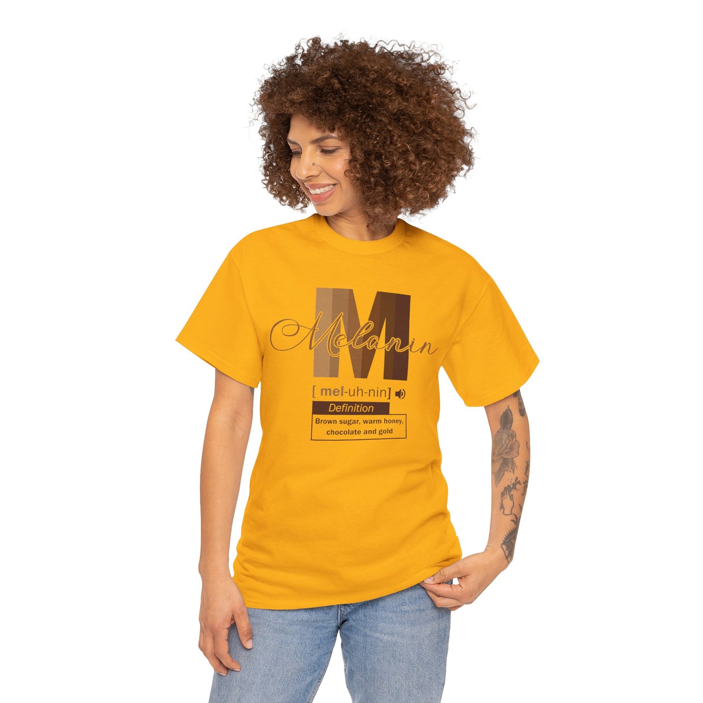 BADED - Melanin Definition | Unisex Heavy Cotton Tee