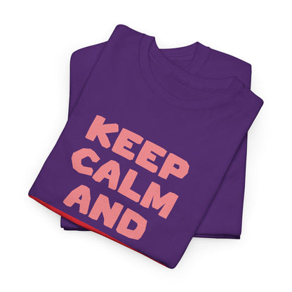 GME- Keep Calm And Game On | Unisex Heavy Cotton Tee