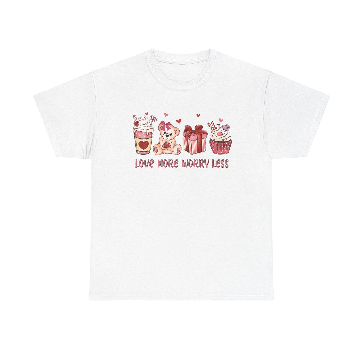 VLD - Love More, Worry Less  | Unisex Heavy Cotton Tee