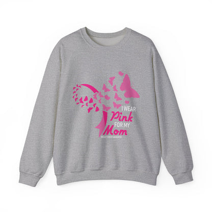 BCA - I Wear Pink For My Mom  | Unisex Heavy Blend™ Crewneck Sweatshirt