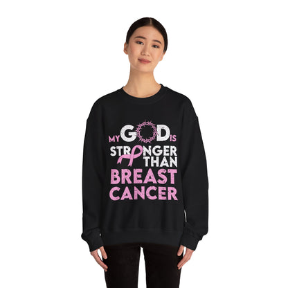 BCA - My God Is Stronger  | Unisex Heavy Blend™ Crewneck Sweatshirt