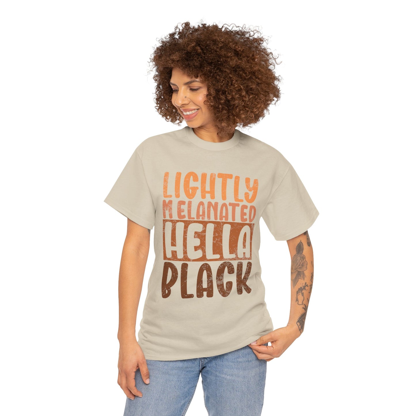 BADED - Lightly Melanated | Unisex Heavy Cotton Tee