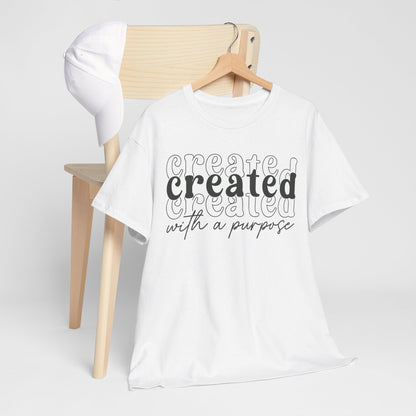 CHW - Created With A Purpose | Unisex Heavy Cotton Tee