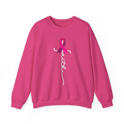 BCA - Faith Pink Ribbon | Unisex Heavy Blend™ Crewneck Sweatshirt