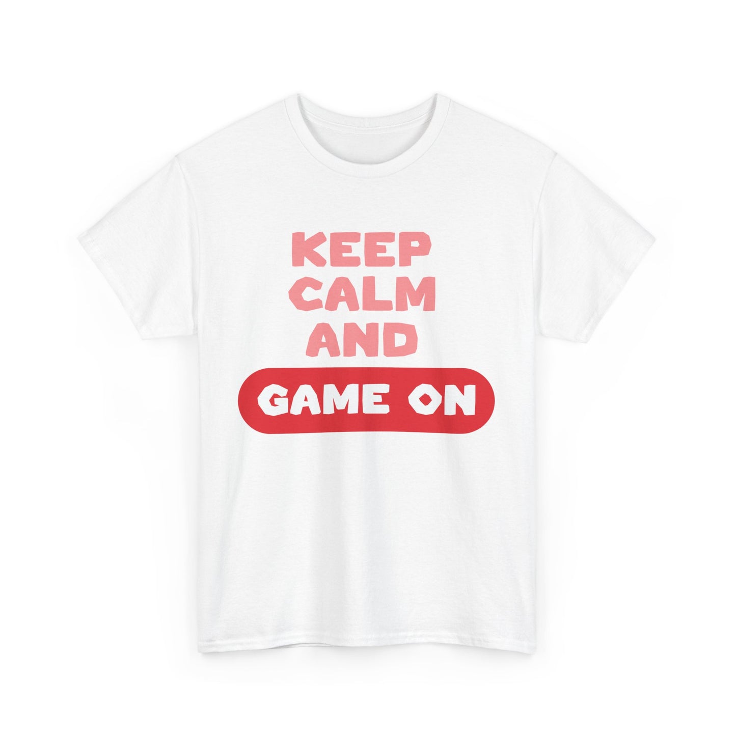 GME- Keep Calm And Game On | Unisex Heavy Cotton Tee