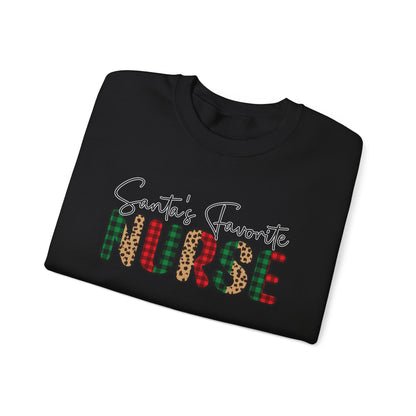 CMS - Santa's Favorite Nurse | Heavy Blend™ Crewneck Sweatshirt