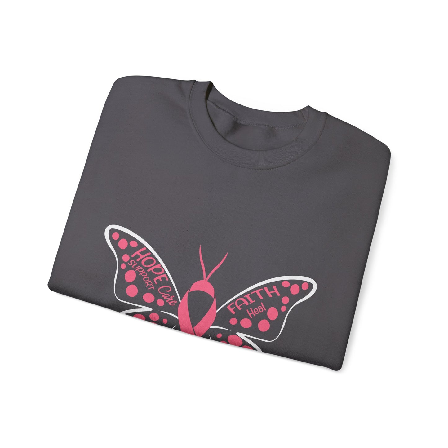 BCA - Pink Butterfly | Unisex Heavy Blend™ Crewneck Sweatshirt