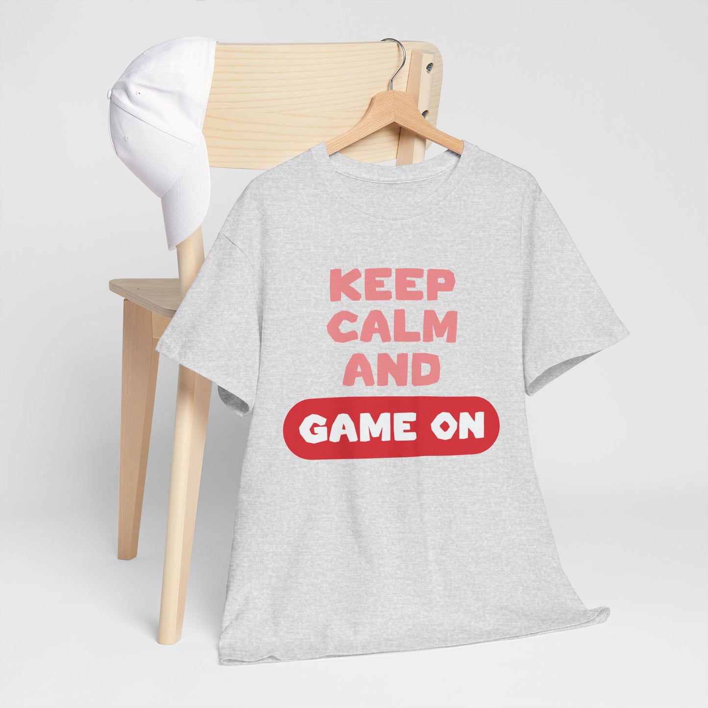 GME- Keep Calm And Game On | Unisex Heavy Cotton Tee