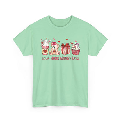 VLD - Love More, Worry Less  | Unisex Heavy Cotton Tee