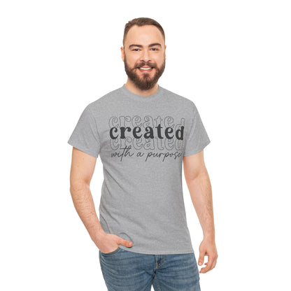 CHW - Created With A Purpose | Unisex Heavy Cotton Tee