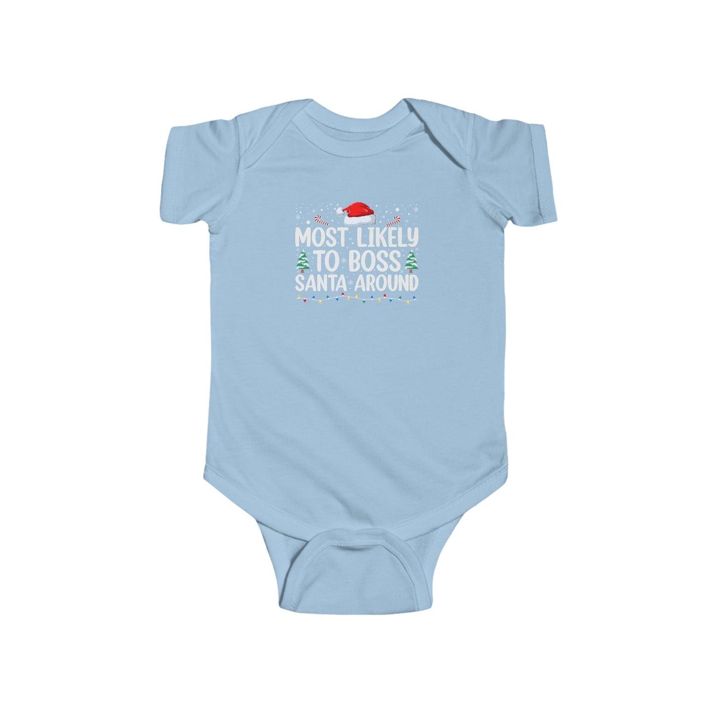 CMS - Most Likely To...Boss Santa Around | Infant Fine Jersey Bodysuit