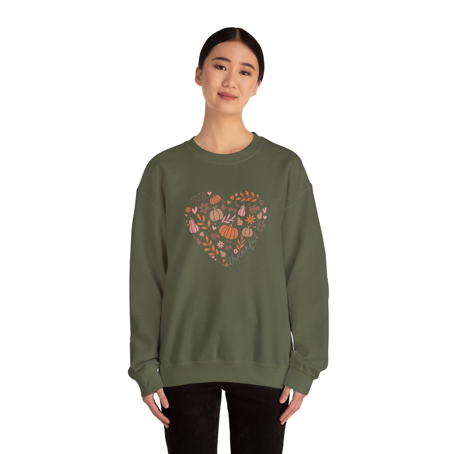 TGV - Thankful Heart | Unisex Heavy Blend™ Crewneck Sweatshirt