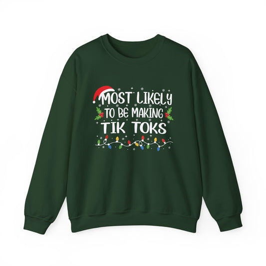 CMS - Most Likely To...Making TikToks | Unisex Heavy Blend™ Crewneck Sweatshirt