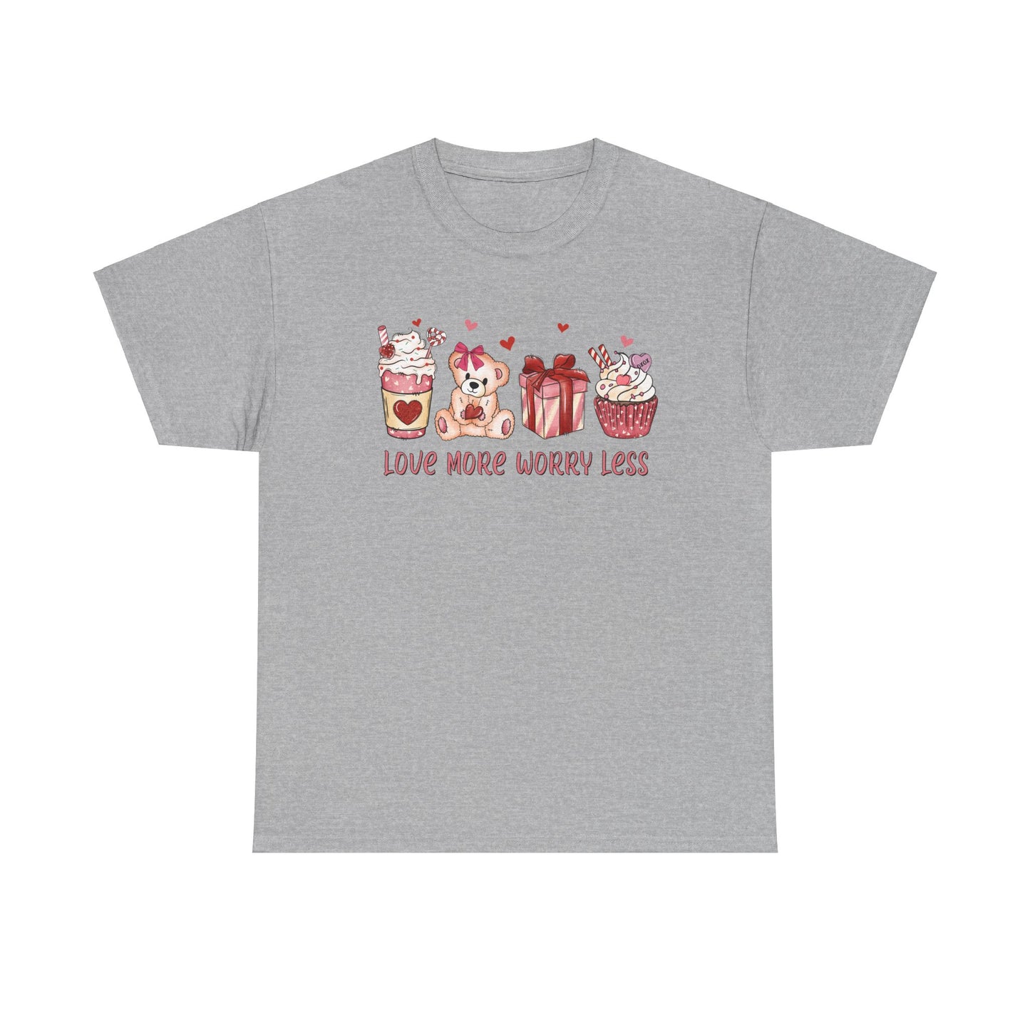 VLD - Love More, Worry Less  | Unisex Heavy Cotton Tee