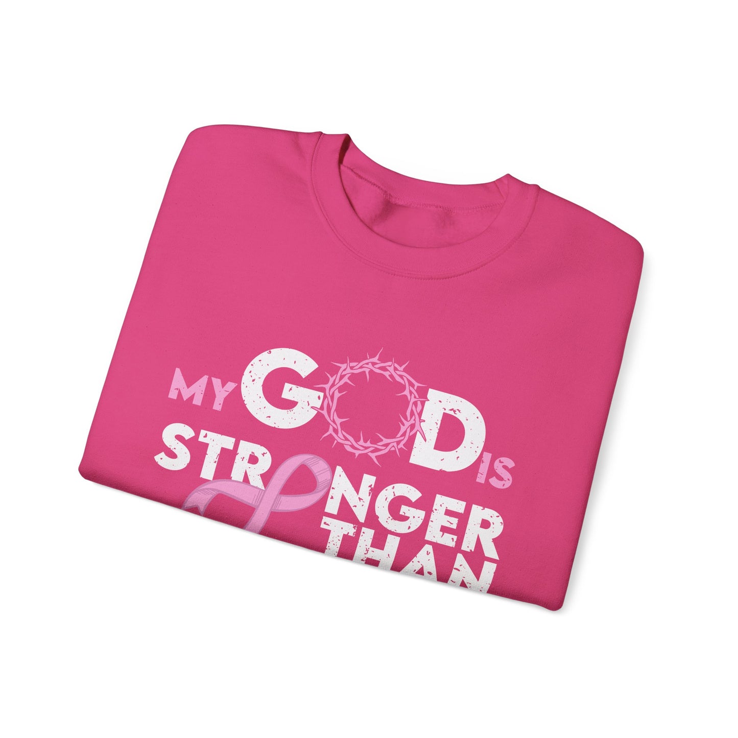 BCA - My God Is Stronger  | Unisex Heavy Blend™ Crewneck Sweatshirt