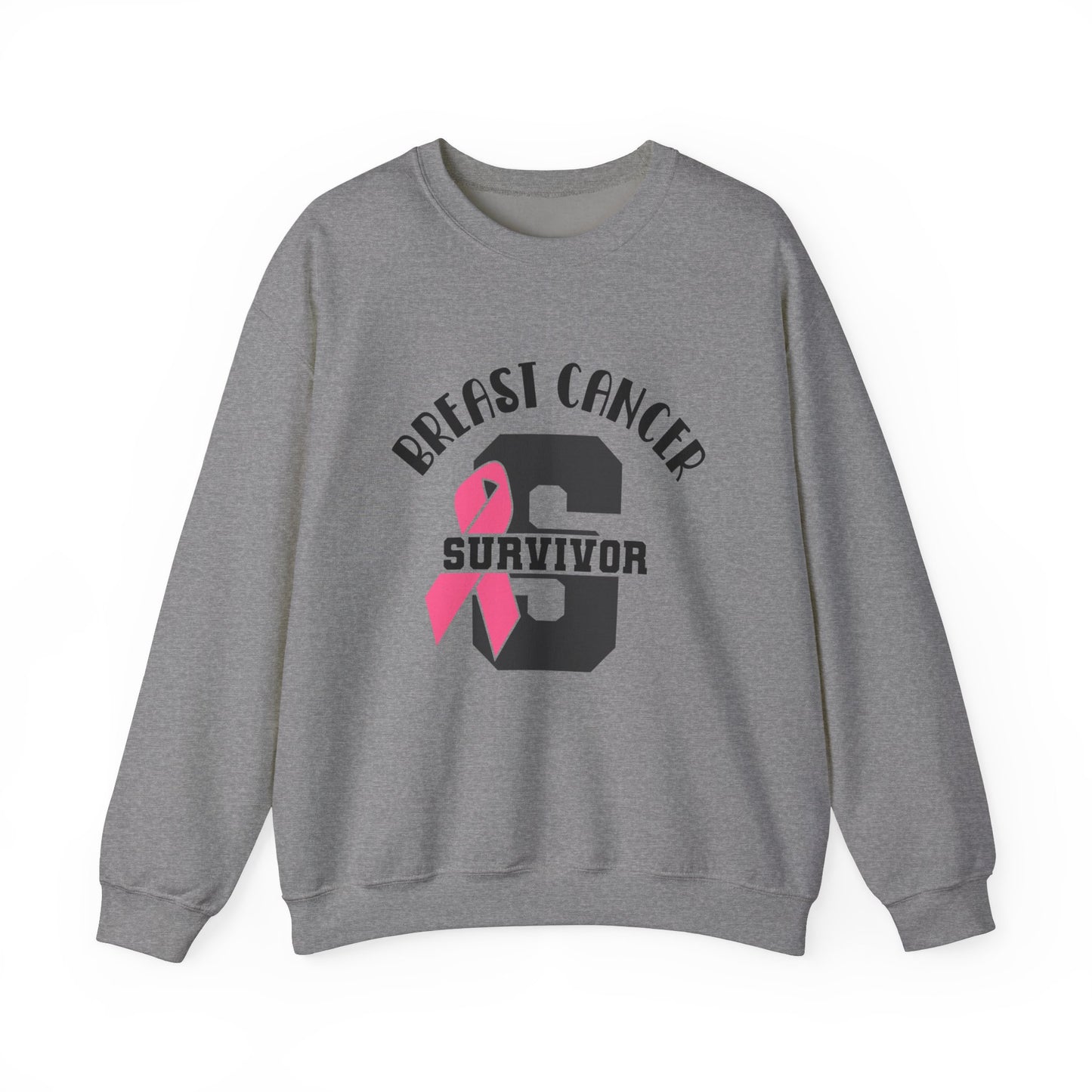 BCA - Pink Ribbon Survivor  | Unisex Heavy Blend™ Crewneck Sweatshirt