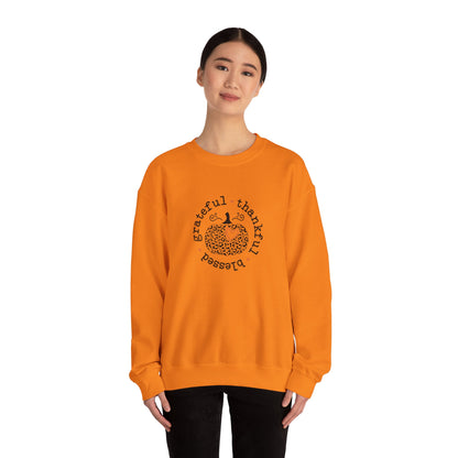 TGV - Thankful, Grateful, Blessed Circle | Unisex Heavy Blend™ Crewneck Sweatshirt