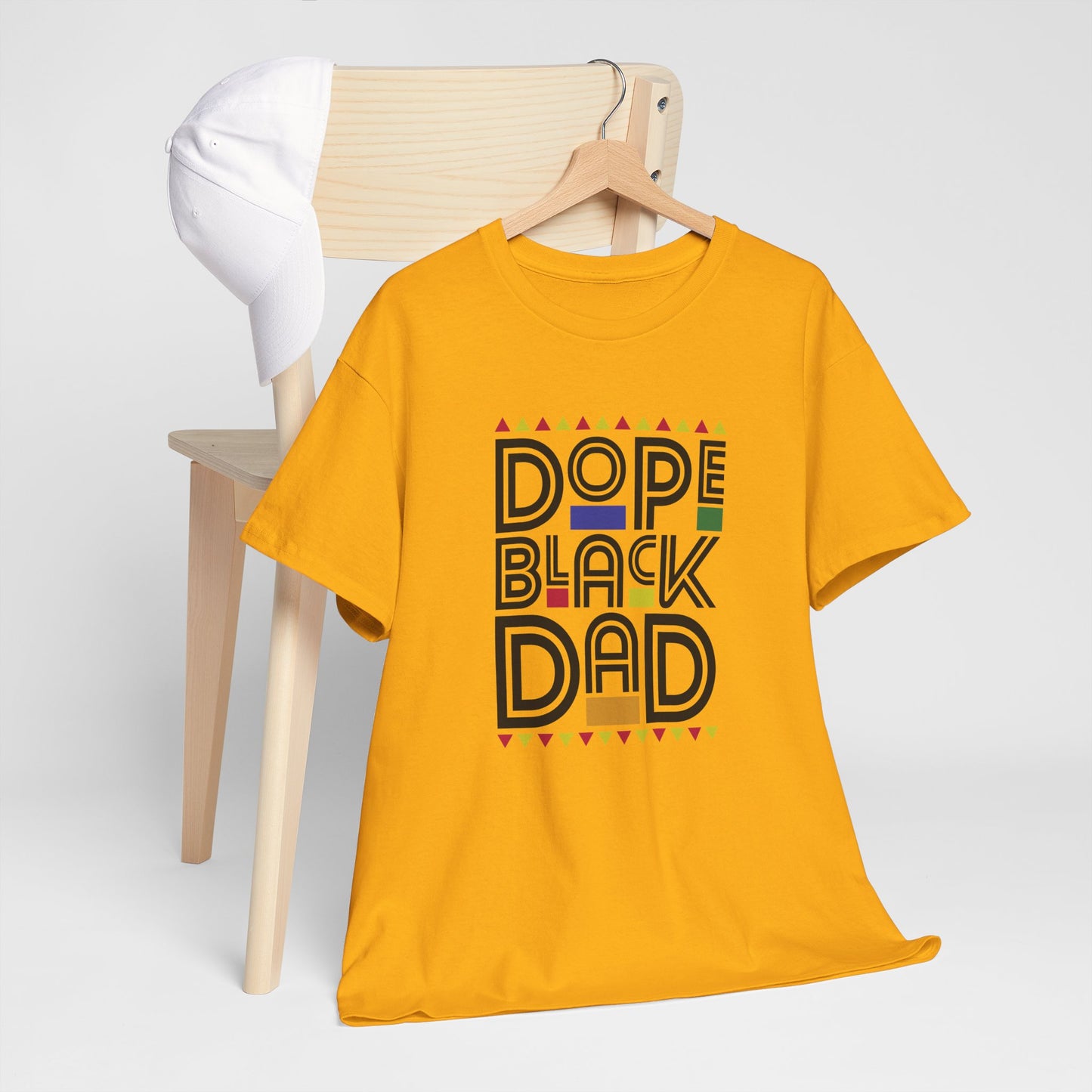 BADED - Dope Black Dad | Unisex Heavy Cotton Tee