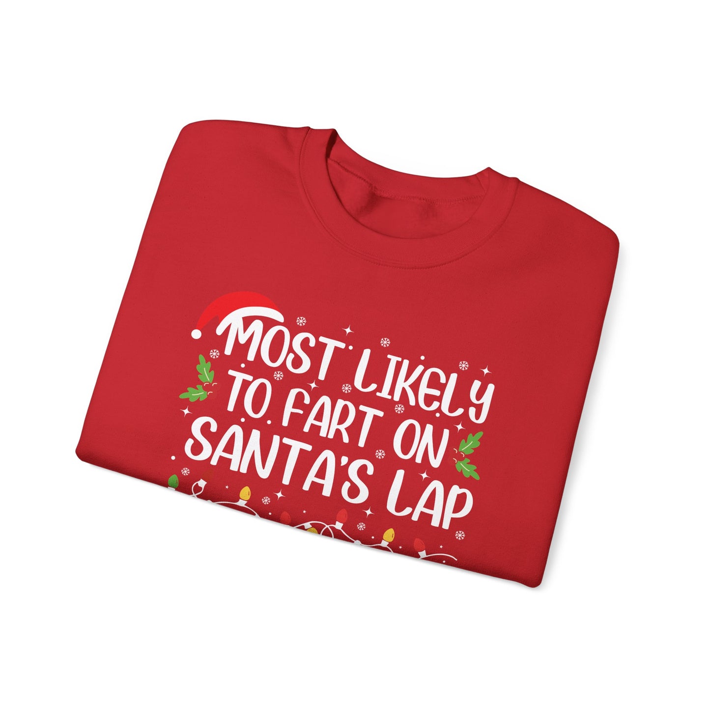 CMS - Most Likely To...Santa's Lap | Heavy Blend™ Crewneck Sweatshirt