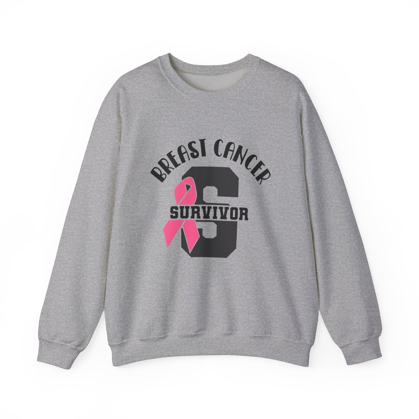 BCA - Pink Ribbon Survivor  | Unisex Heavy Blend™ Crewneck Sweatshirt