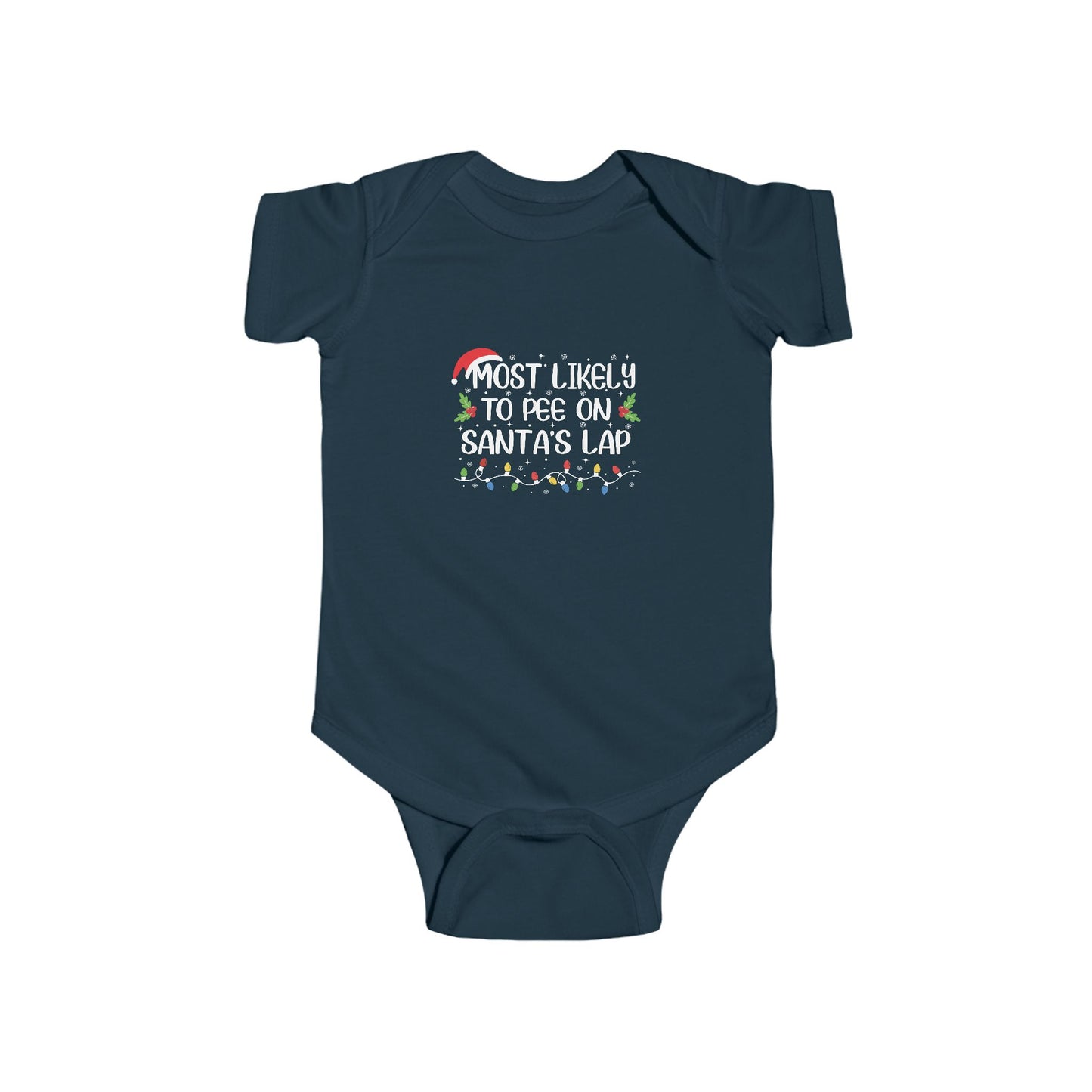 CMS - Most Likely To...Pee On Santa's Lap | Infant Fine Jersey Bodysuit