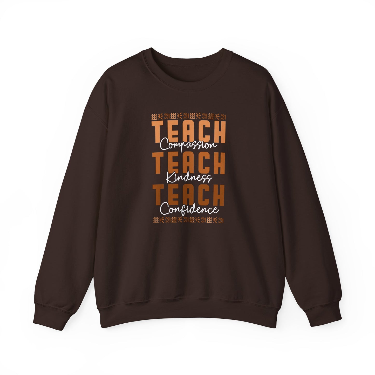 BADED - Teach Compassion Kindness Confidence | Heavy Blend™ Crewneck Sweatshirt