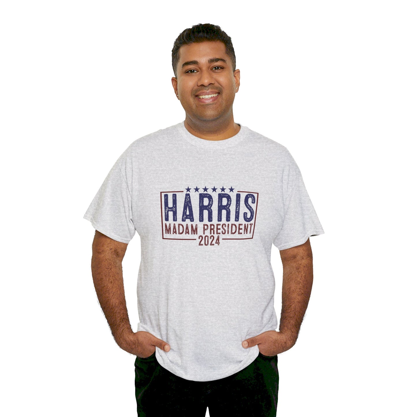 HW24 - Kamala Harris Madam President 2024 | Unisex Heavy Cotton Tee