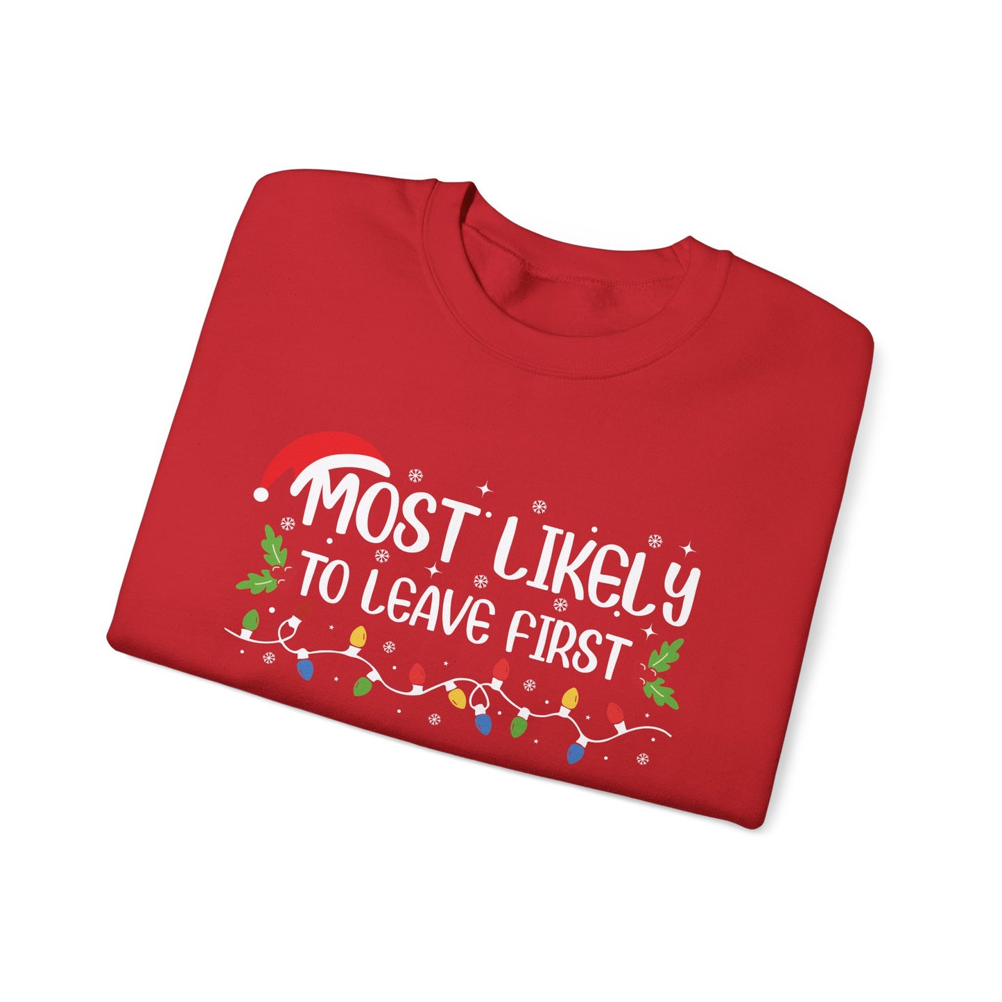 CMS - Most Likely To...Leave First | Heavy Blend™ Crewneck Sweatshirt