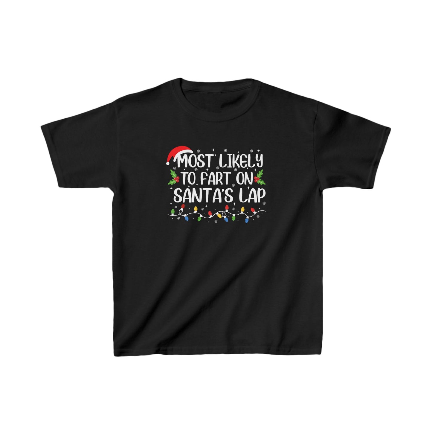 CMS - Most Likely To...On Santa's Lap | Kids Heavy Cotton™ Tee