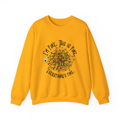 CMS - I'm Fine. This is Fine. Totally Fine | Heavy Blend™ Crewneck Sweatshirt