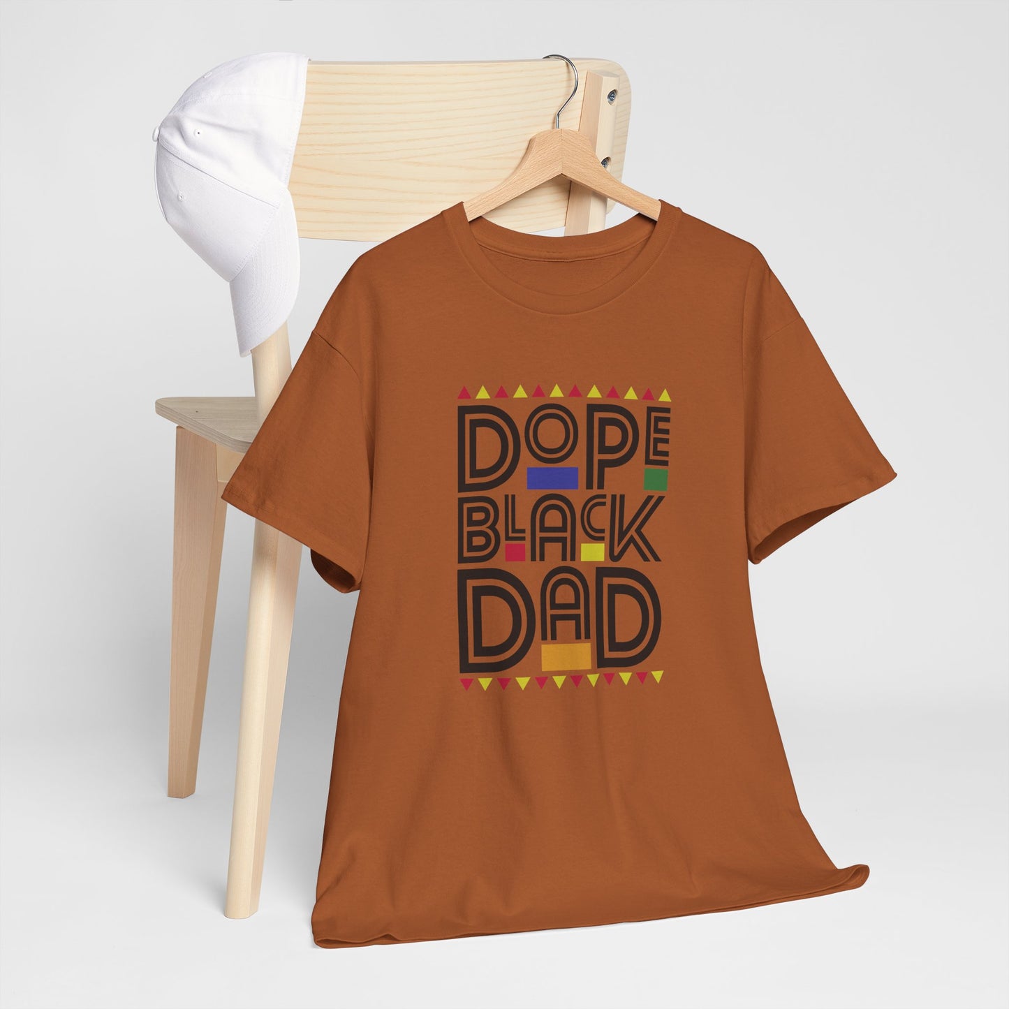 BADED - Dope Black Dad | Unisex Heavy Cotton Tee