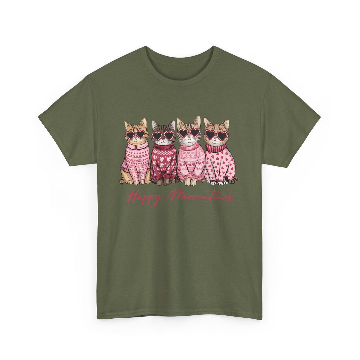 VLD - Happy Meowentine's | Unisex Heavy Cotton Tee