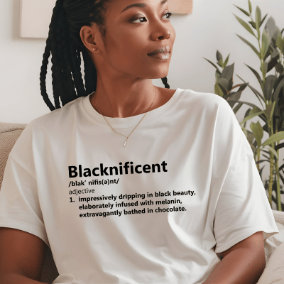 BADED - Blacknificent Definition | Unisex Heavy Cotton Tee