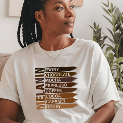 BADED - Shades Of Melanin | Unisex Heavy Cotton Tee