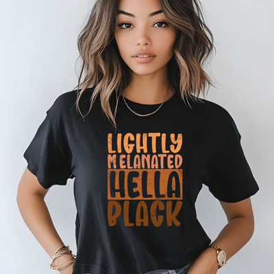 BADED - Lightly Melanated | Unisex Heavy Cotton Tee