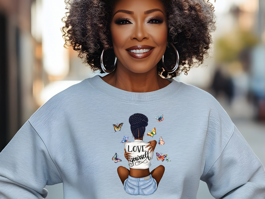 BADED - Love Yourself | Heavy Blend™ Crewneck Sweatshirt