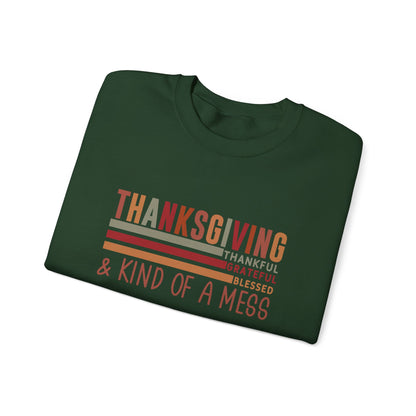 THK - Thanksgiving...Kind of A Mess | Unisex Heavy Blend™ Crewneck Sweatshirt