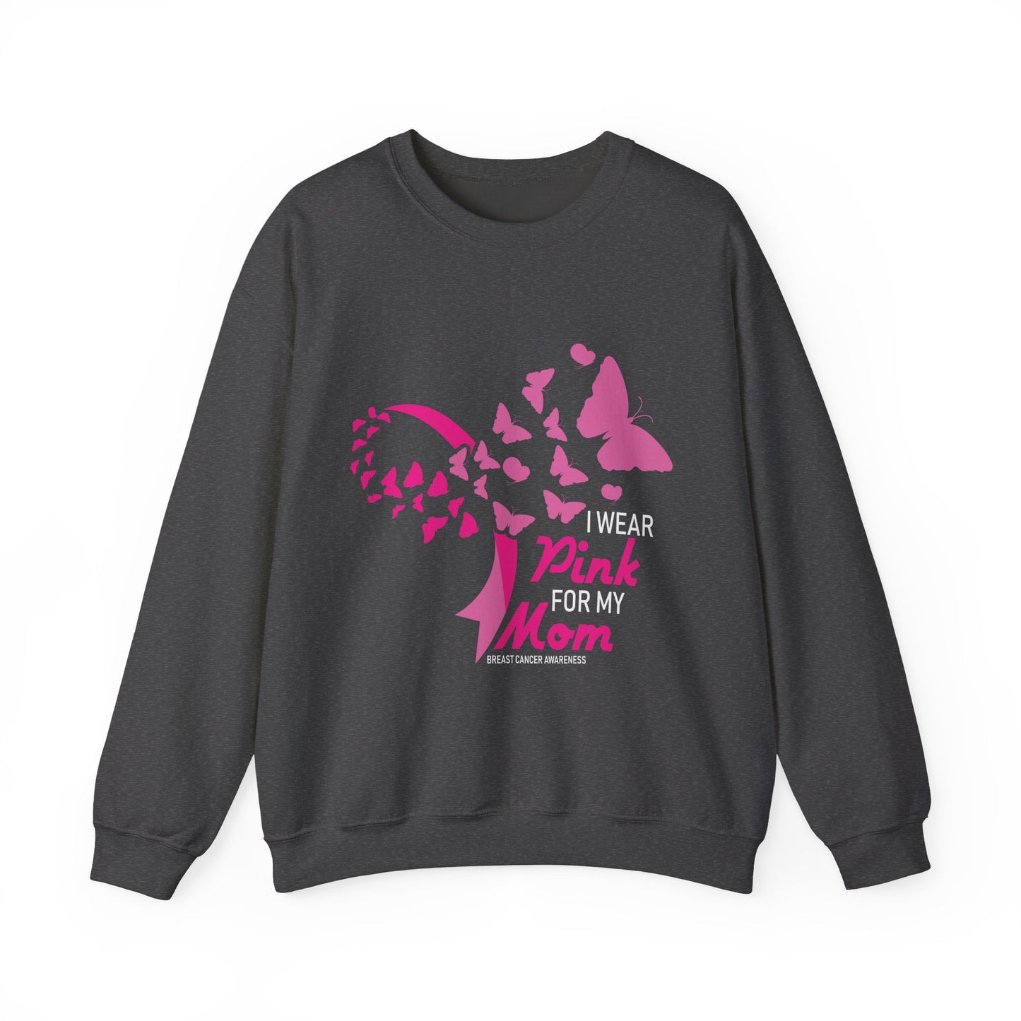 BCA - I Wear Pink For My Mom  | Unisex Heavy Blend™ Crewneck Sweatshirt