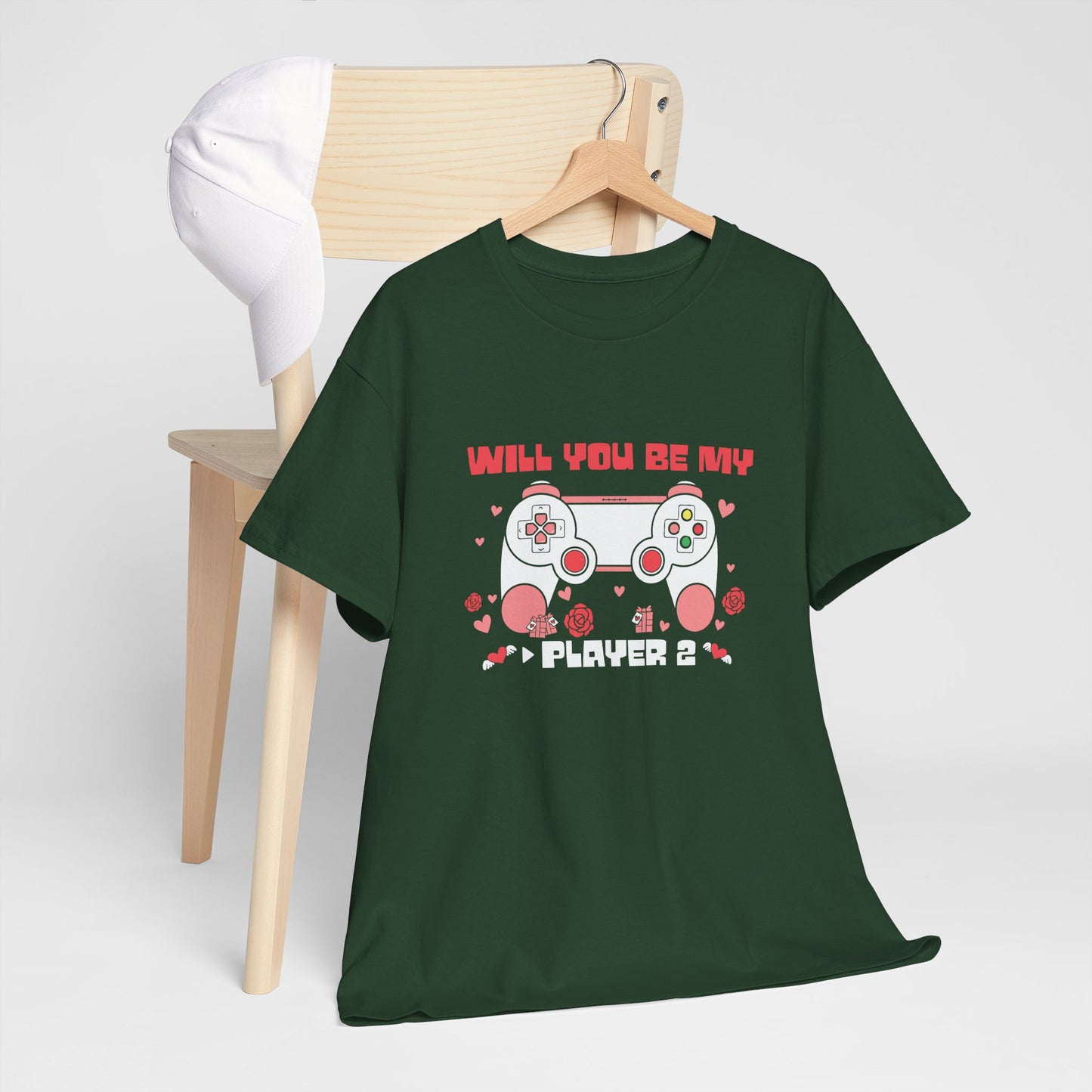 VLD - Will You Be My Player 2 | Unisex Heavy Cotton Tee