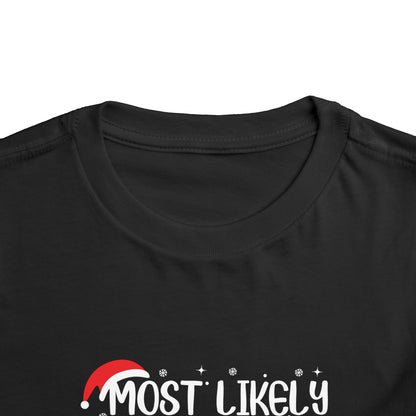 CMS - Most Likely To...Wait For Santa | Toddler Short Sleeve Tee