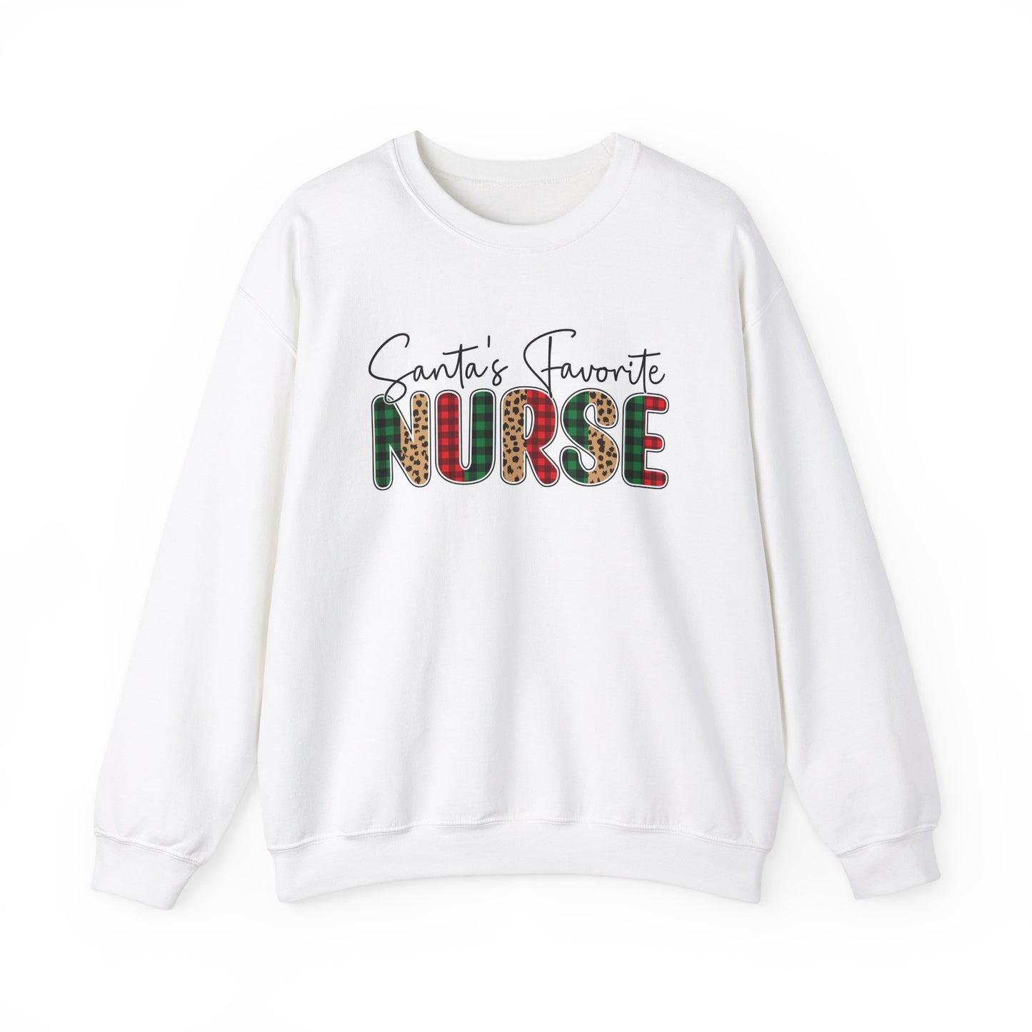 CMS - Santa's Favorite Nurse | Heavy Blend™ Crewneck Sweatshirt