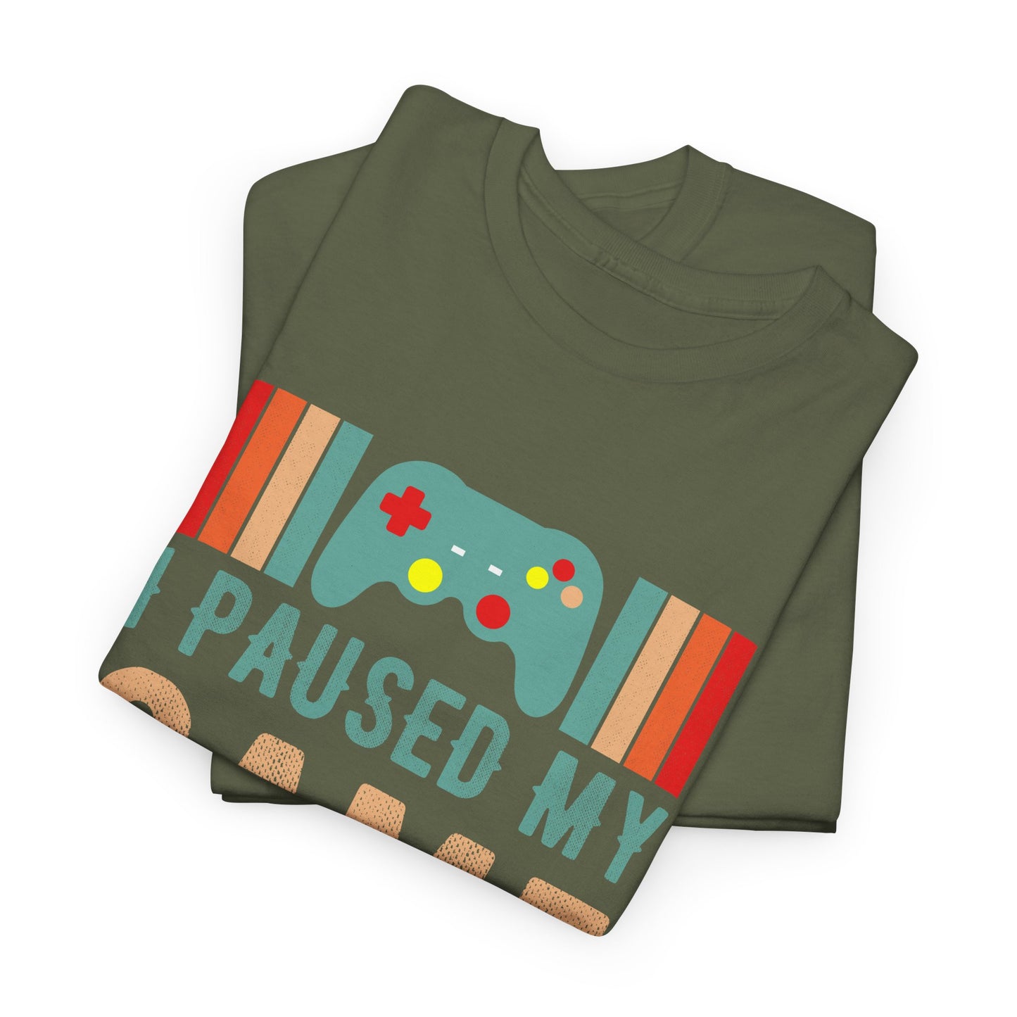 GME - I Paused My Game To Be Here | Unisex Heavy Cotton Tee