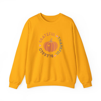 TGV - Grateful, Thankful, Blessed Circle | Unisex Heavy Blend™ Crewneck Sweatshirt