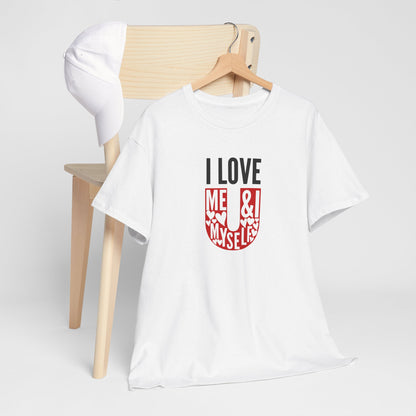 AVL - I Love U/Me, Myself and I | Unisex Heavy Cotton Tee