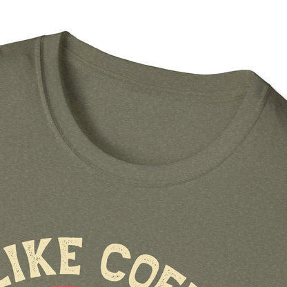 "I Like Coffee… and Maybe 3 People" Funny T-Shirt – Unisex Soft Cotton Coffee Lover Tee – Sarcastic Humor Shirt for Caffeine Addicts