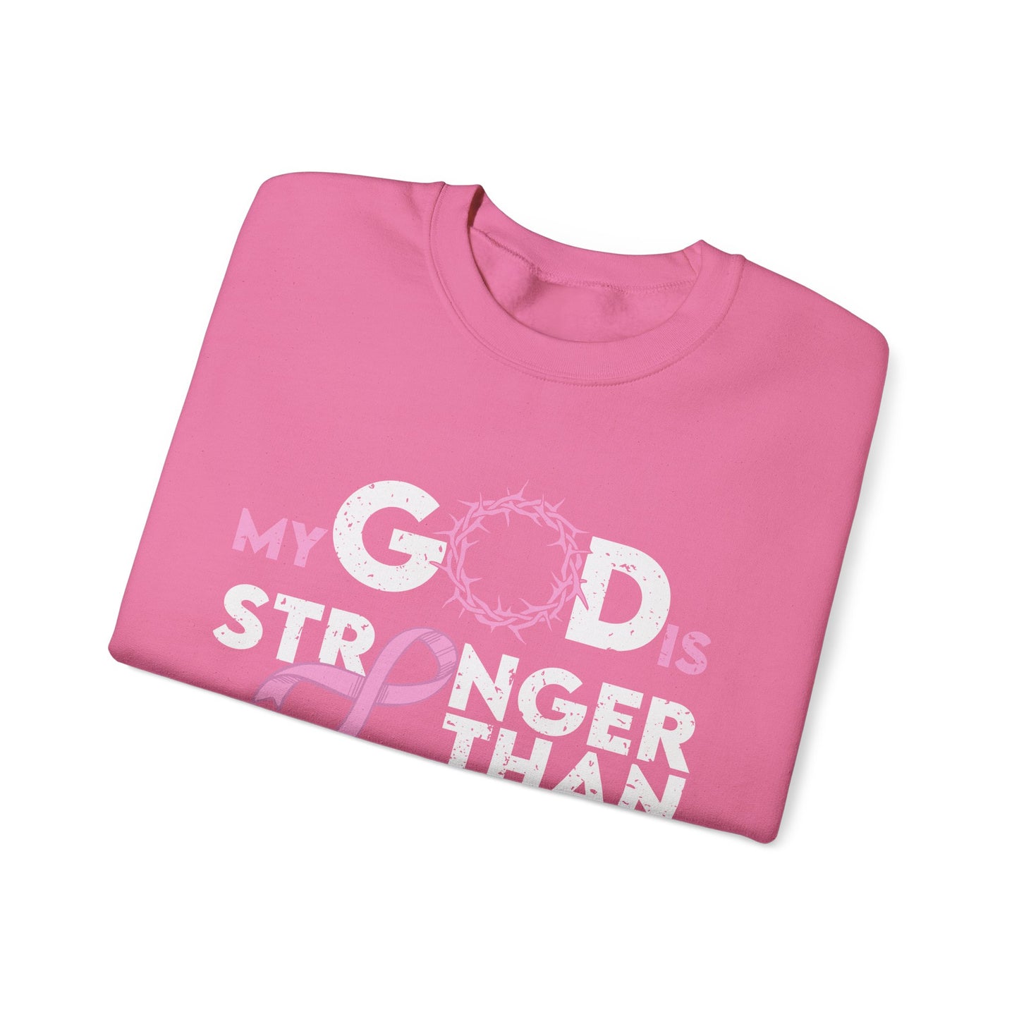 BCA - My God Is Stronger  | Unisex Heavy Blend™ Crewneck Sweatshirt