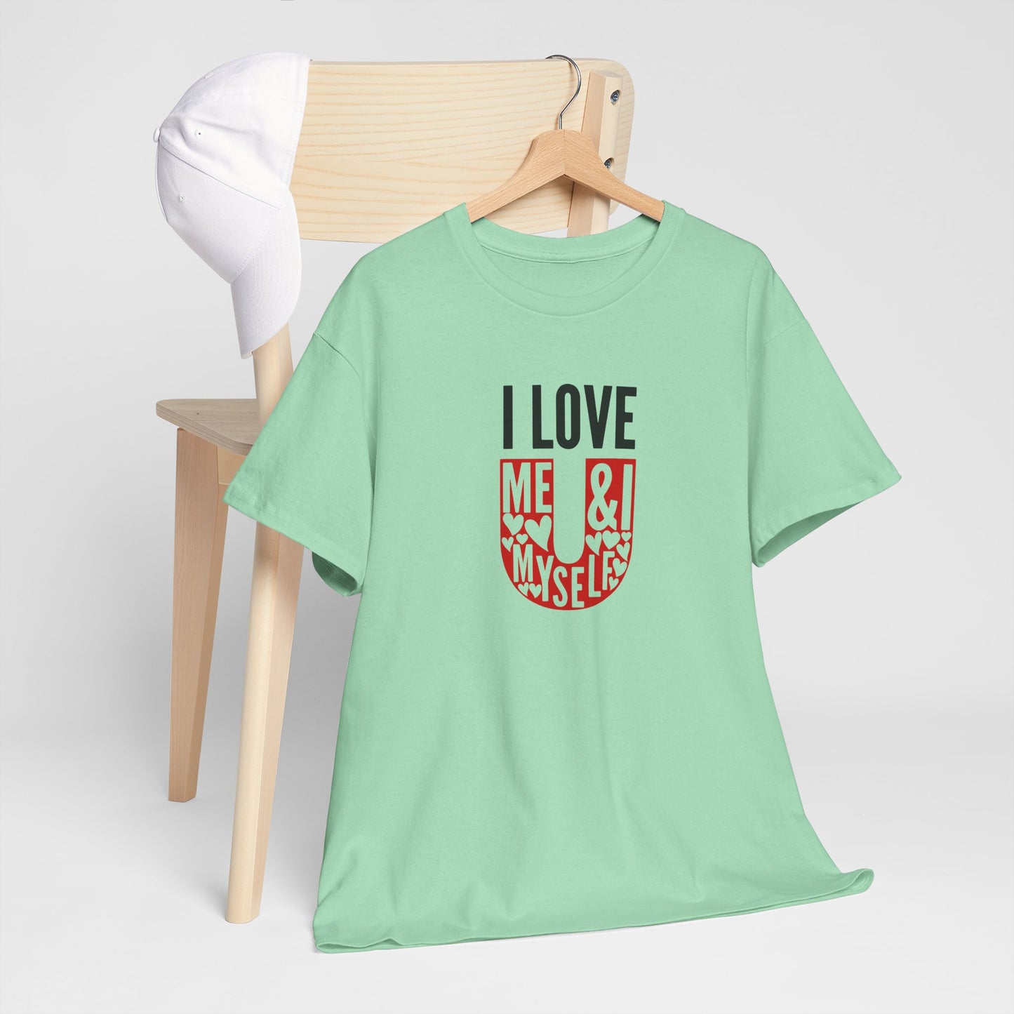 AVL - I Love U/Me, Myself and I | Unisex Heavy Cotton Tee