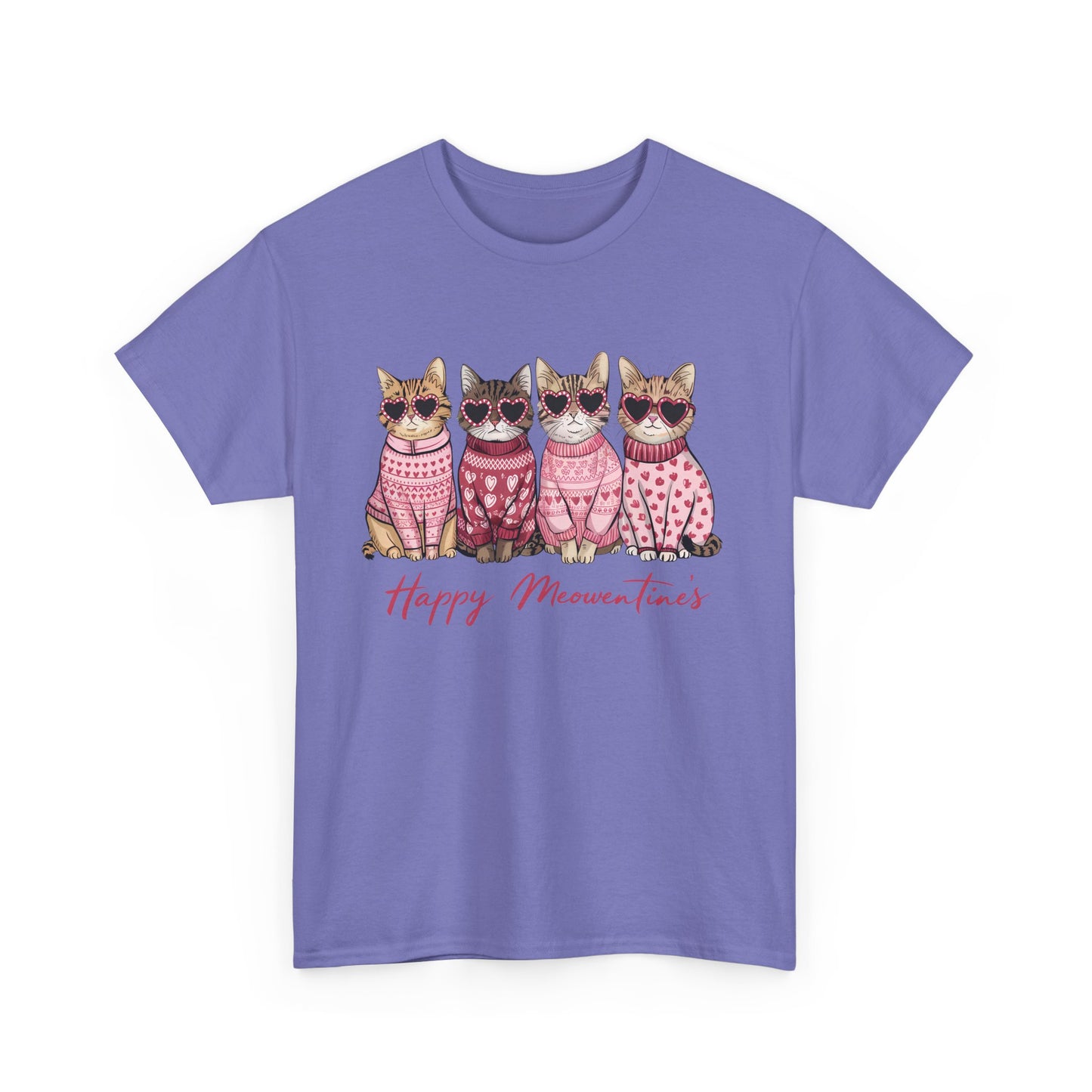 VLD - Happy Meowentine's | Unisex Heavy Cotton Tee