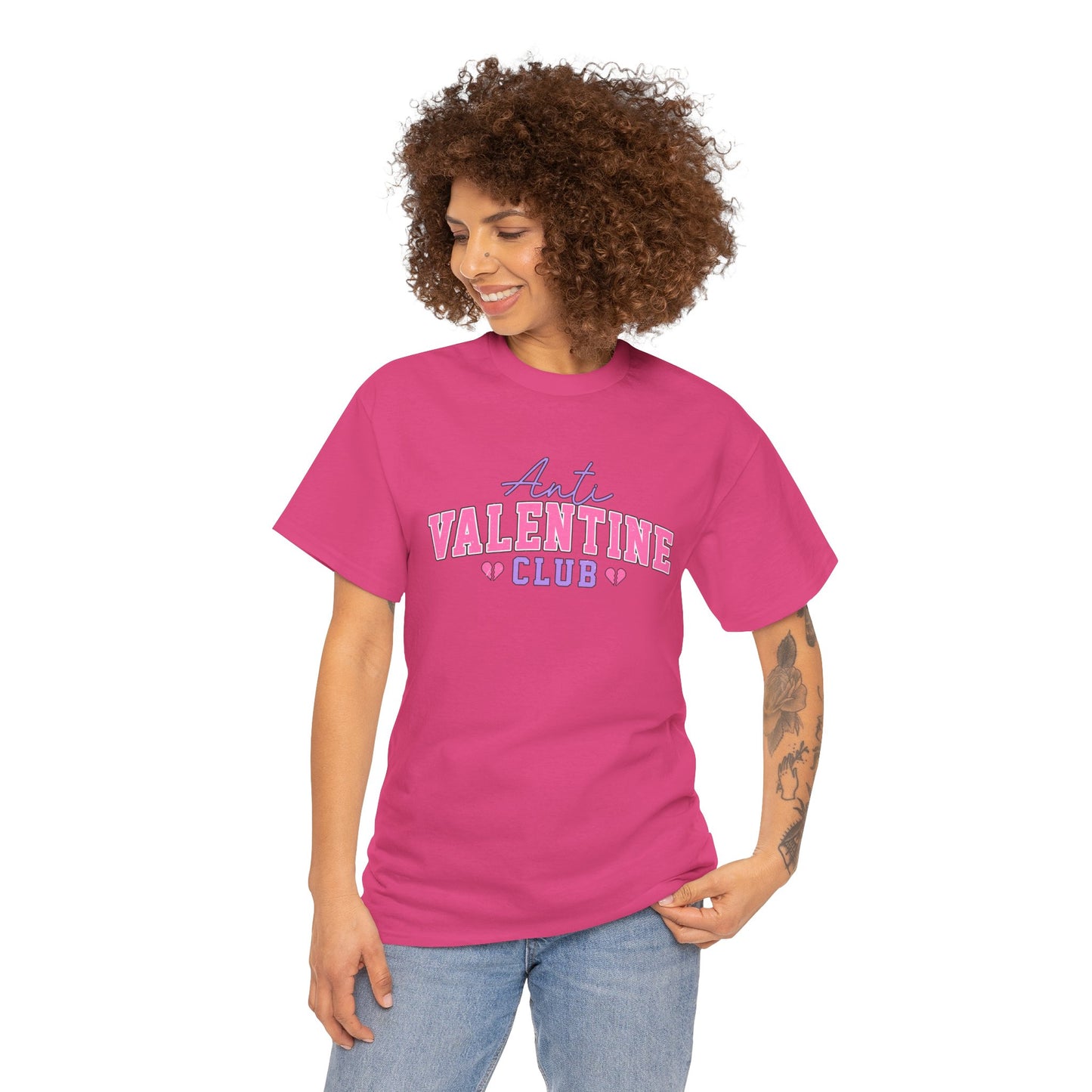 AVL - Anti Valentine Club | Unisex Heavy Cotton Tee